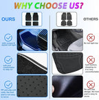 Soft Car Floor Mats With Led Strip Light, Universal Fit Black Automotive Carpet, App Control Interior Car Lights Floor Mats, Anti-Slip Waterproof RGB Car Decor Accessories For SUV, Trucks, Sedan,Jeeps