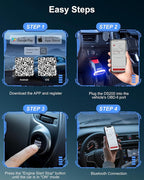 GOOLOO DEEPSCAN DS200 OBD2 Scanner Diagnostic Tool, Bluetooth Wireless All System Diagnostics for iOS & Android,