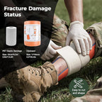 78 PCS IFAK Trauma Kit with Tourniquet, 6-Inch Israeli Bandage, Splint, Tactical First Aid Kit for Car, Camping, Hiking and T