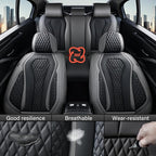 Coverado Car Seat Covers Full Set, Black Seat Covers, Automotive Car Seat Cover, Car Seat Cushion, Car Seat Covers Front Seat