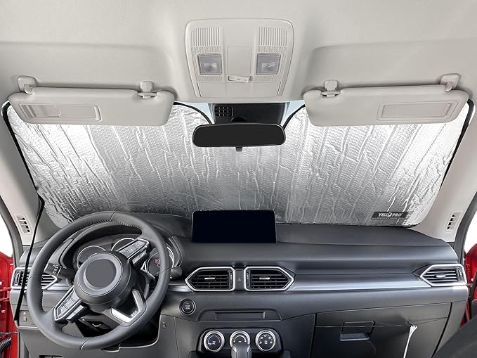 Custom Fit Automotive Reflective Front Windshield Sunshade Accessories UV Reflector Sun Protection for 2017 2018 2019 2020 2021 2022 2023 2024 2025 Mazda CX5 CX-5 SUV