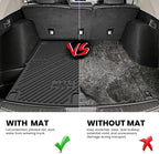 LASFIT Trunk Mat for Acura RDX 2019-2026, All Weather TPE Cargo Mats Custom Fit 2025 RDX Cargo Liner & Rear Trunk Liner, Black, Easy to Clean