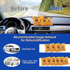 100gx10pcs Rechargeable Desiccant Packs for Storage, Reusable Dehumidifier Bags Visible Color Indicating Silica Gel Packets