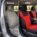 FH Group Automotive Car Seat Covers Front Set Premium 3D Air Mesh Front Seat Covers, Airbag Compatible Universal Fit Interior