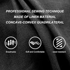 Linen Car Seat Covers Front Seat Covers Breathable Cloth Fabric Car Seat Protector - Universal Fit for Cars, Vans, SUVs, Truc