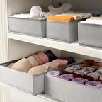 Criusia Drawer Organizer Clothes, 8 Pack Dresser Organizer for Underwear, Sock, Baby Clothes- Foldable Closet Organization an