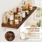 Vivelove Floating Shelves for Wall Mounted, 40 Inches Long Shelves, Display Shelf for Bathroom Living Room Kitchen Bedroom Of