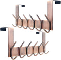 WEBI Over The Door Hooks for Hanging,Door Hanger,Over The Door Towel Rack,Over Door Coat Rack for Hanging Clothes,Towels,Anti