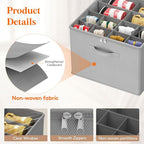 Lifewit Shoe Storage Organizer for Closet, Fabric Large Shoe Box Storage Containers with Clear Cover, Foldable Bins for Boots