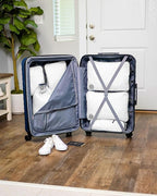 TRIPPED XL Compression Packing Cubes — 7-Piece Set for Checked Luggage | Extra-Large (15.7"×11"×4") + Large + Small + Tube + 