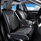 Huidasource Driver Seat Cover, Faux Leather Auto Front Seat Covers, Car Seat Covers Front Seats Universal Fit for Most Cars, 