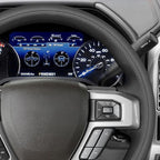 MEWANT Hand Stitch Steering Wheel Cover for Ford F150 F250 F350 Expedition 2018-2021 Ford 150 Truck Steering Wheel Wrap