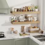 40 Inch Floating Shelves, 12" Deep Floating Shelf Wall Mounted, 40" Wall Shelves, Rustic Deep Bookshelf, Extra Deeper & Thick