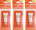 Vacation Orange Gelee Hanging Car Air Freshener, World Famous Signature Scent, Deodorizer for Car, Home & Office (Pack of 3)