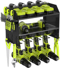 Heavy Duty Drill Holder & Power Tool Organizer Wall Mount, Metal Cordless Tool Organizer for Cordless Drill, Accessory Holder