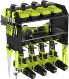 Heavy Duty Drill Holder & Power Tool Organizer Wall Mount, Metal Cordless Tool Organizer for Cordless Drill, Accessory Holder