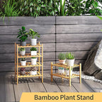 Small Shoe Rack, 2-Tier Bamboo Stackable Shoe Shelf Storage Organizer, Shoe Stand for Closet, Entryway and Hallway