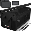 FORTEM Trunk Organizer For SUV Car Organizer and Storage, Multi-Compartment Storage Bag Car Accessories for Women Men, Perfect