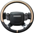 COFIT Breathable Car Steering Wheel Cover 16 inch Auto Universal Leather Wrap Non-Slip Steeringwheel Protector Automotive Int
