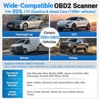 AVAPOW AV-D600 4 Systems OBD2 Scanner Engine/Transmission/SRS/ABS Diagnostic Tool, Oil Reset/EPB Reset/Battery Match, Car Code
