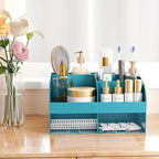 Makeup Organizer with Drawers, Cosmetic Storage for Dresser Vanity and Bathroom Countertop, Beauty Holder for Lipstick Brush,