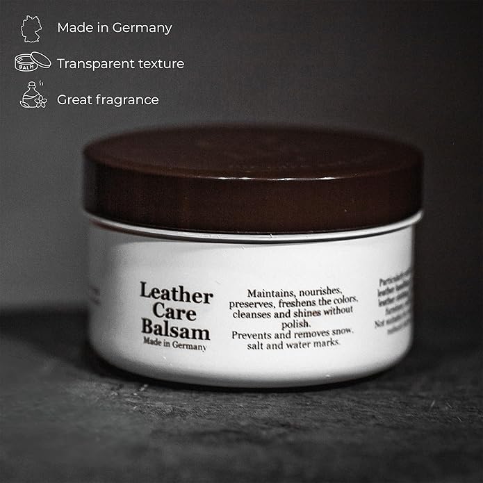 Time Resistance Leather Balsam for Shoes, Bags and Furniture Care and Protection 8.45 Oz (250ml)