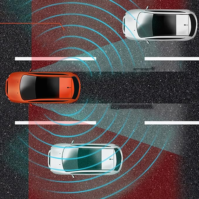 Blind Spot Lane Change Assist, Processing System Algorithm Car Blind Spot Monitoring System for Vehicle