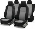 FH Group Automotive Full Car Seat Covers for SUV, Trucks, Sedan and More - Universal Fit Front High Back & Rear Solid Bench D