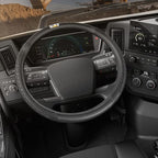 Cat® DuraGrip Steering Wheel Cover, Tire Tread Inspired Traction Grip Design, Black Steering Wheel Cover for RV Semi Truck Big Rig Trucker - X-Large 17.5" - 18" Inches