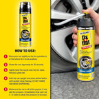 Fix-A-Flat S60420-6PK Aerosol Emergency Flat Tire Repair and Inflator, for Standard Tires, Eco-Friendly Formula, Universal Fi