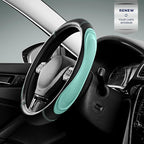 Road Comforts Car Steering Wheel Cover - Microfiber Leather Steering Wheel Wrap Sports 14.5-15 Inch Steering Wheel Cover Non-