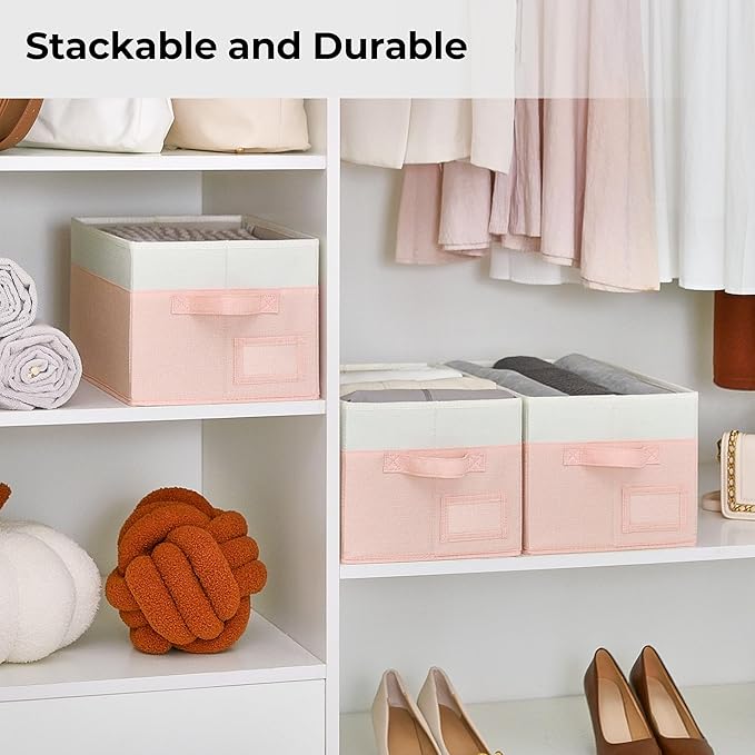 GRANNY SAYS Storage Baskets for Organizing, Fabric Storage Bins for Shelves, Closet Storage Boxs, Clothing Storage and Organi
