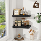 Fun Memories 12 Inch Deep Floating Shelves, 16 x 12 Wooden Wall Shelves, Extra Deeper & Thicker Rustic Wall Mounted Storage S