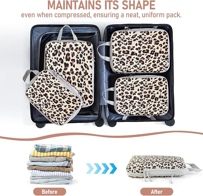4 Set Compression Packing Cubes For Travel Bags Organizer For Luggage Suitcase Organizer, Compression Bags For Travel Accesso