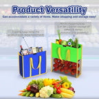 2PCS Shopping Carts Reusable Trolley Bags for Grocery Cart. Foldable Grocery Bags.Reusable Grocery Bags.Tote Bag Eco-friendly Bag.