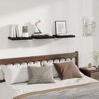 Fun Memories 12 Inch Deep Floating Shelves, 16 x 12 Wooden Wall Shelves, Extra Deeper & Thicker Rustic Wall Mounted Storage S