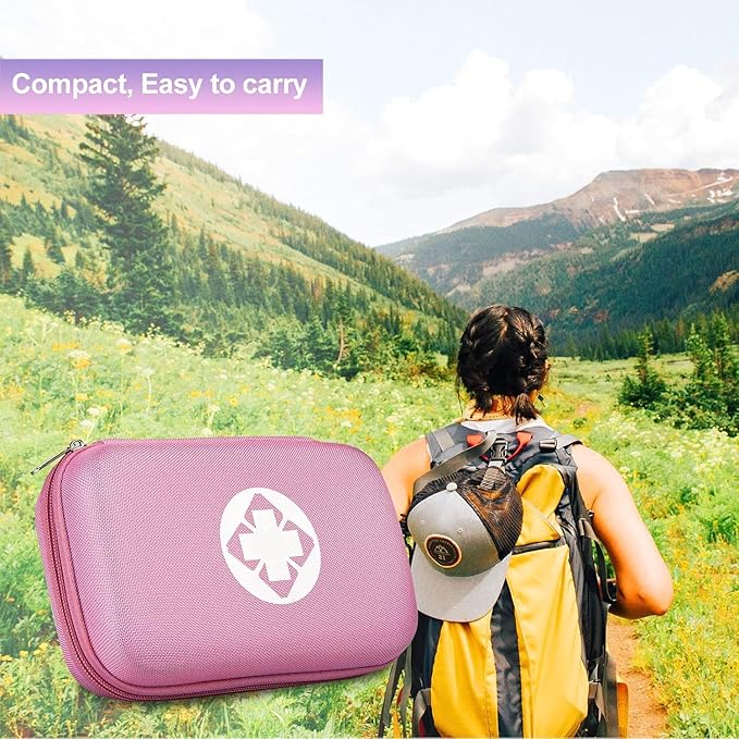 277PCS Compact Emergency First Aid Kit for Car Business Travel Size Backpacking Gear Bag Camping Essentials Survival Kit Supp