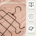 ZEDODIER 4 Pack Tank Top Hanger Space Saving, Bra Hangers for Closet Organizer, Hanging Bra Organizer Tank Tops Holder with 3