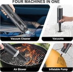 Cordless Handheld Car Vacuum Cleaner - 15000PA Portable Vacuum with LED Light & HEPA Filter, Blow & Suction 2 in 1 Small Hand