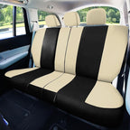 FH Group Car Seat Covers Full Set Cloth - Universal Fit, Automotive Seat Covers, Low Back Front Seat Covers, Airbag Compatibl