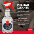 Griot's Garage Interior Cleaner Spray for Car Seats, Carpet, Upholstery Fabric, Floor Mat, Vinyl, Dashboard, Ideal for Truck,
