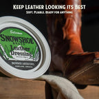 Snowshoe Leather Conditioner, Made in USA Since 1927 - Protect, Condition, Restore & Waterproof - Leather Conditioner for Fur