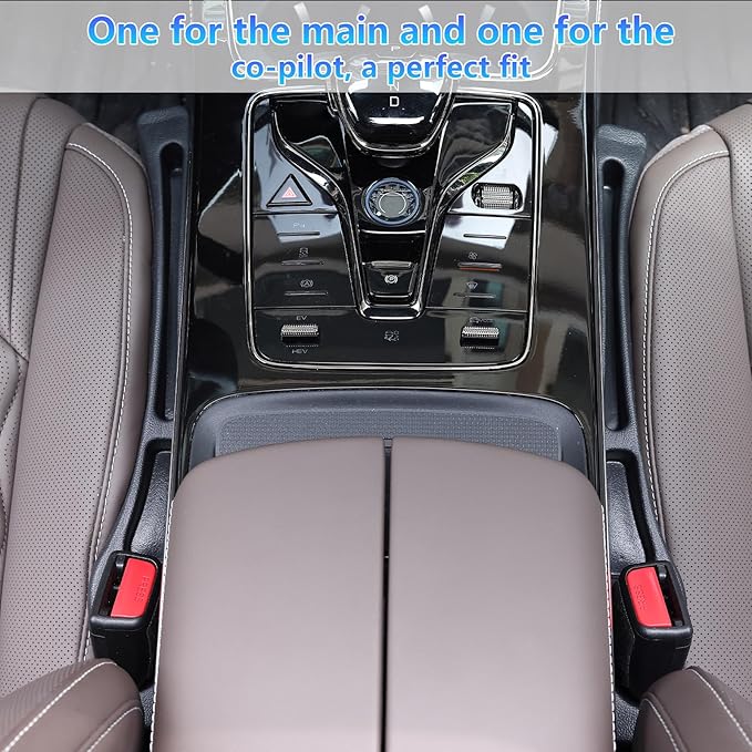 【Compatible with Hyundai Tucson】 Seat Gap Filler,No Drop Seat Guard Compatible with Hyundai Tucson,Drop Seat Guards for Cars(2Pcs),Emergency Keychain Car Escape Tool(2Pcs)