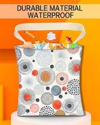 Car Trash Can, Durable Hanging Car Trash Garbage Bag, Cute Automotive Garbage Cans Organizer, Colorful Seamless Pattern