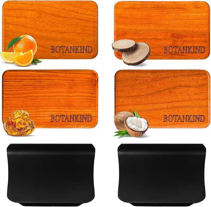 Car Air Freshener- Original Wood Air Freshener-Car Odor Eliminator for Visor Clip-Long Lasting Scent, Vehicle Scent Diffuser 