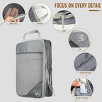 8 Set Compression Packing Cubes for Travel, Expandable Luggage Organizer with Shoe Bag & Laundry Bag - Lightweight Suitcase &