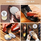 8 Pcs Mink Oil for Leather Shoes Boots 3.5 oz Leather Conditioner and Cleaner with Travel Bag Soften for Boots and Shoes Care