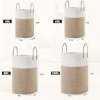 Laundry Basket,Woven Cotton Rope Laundry Hamper,Versatile Storage for Dirty Clothes,Baby Toys,and Blankets in Bathroom, Nurse