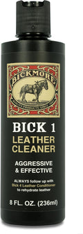 Bickmore Bick 1 Leather Cleaner 8 oz - Clean Dirt, Oil, Sweat, Salt, and Water Stains from All Colored, White, and Black Leat