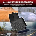 LASFIT Floor Mats for Lexus NX 350/ NX250/ NX 2022-2026 (Not Fit for NX350h/ NX450h+),All Weather Cargo Mats TPE Floor Liners&Backrest Mats for NX 350 Accessories, Trunk&Cargo Liners for NX 250